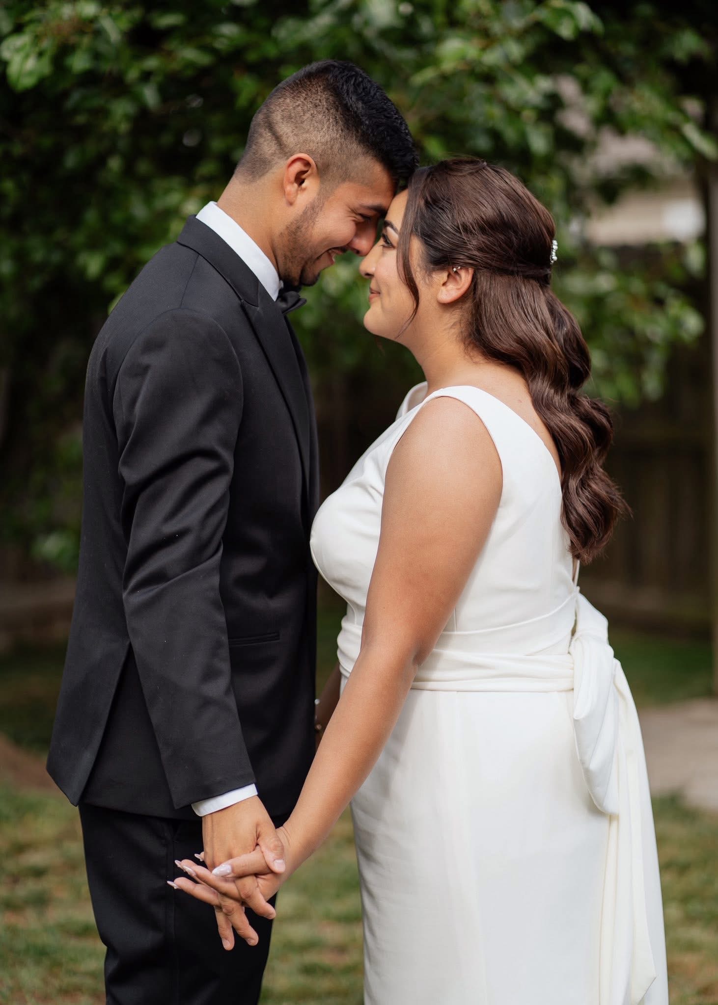Bride and groom portrait — wedding planned by Keely + Co.