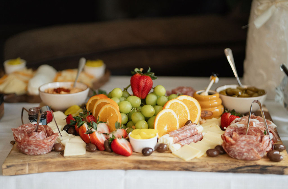 Charcuterie board at a corporate event — Keely + Co.